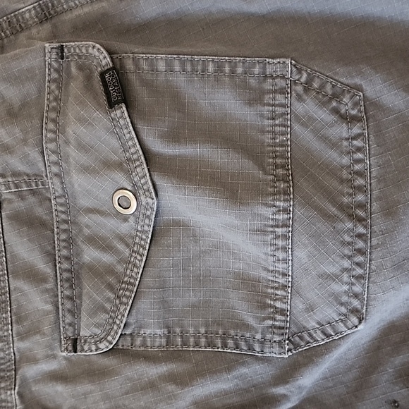 Outdoor Research Shorts Ripstop Hiking Outdoor Gray Pockets Mid-Rise size 6 - Picture 8 of 10